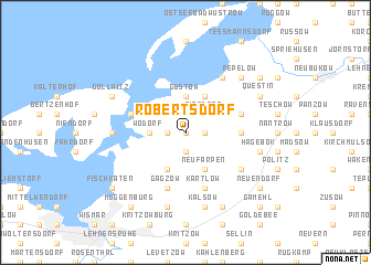 map of Robertsdorf