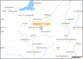 map of Robertson