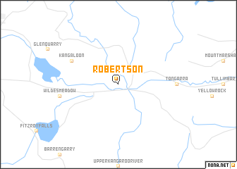 map of Robertson