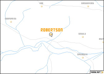 map of Robertson