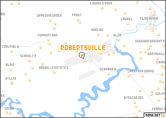 map of Robertsville