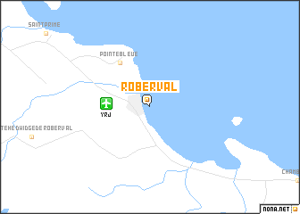 map of Roberval