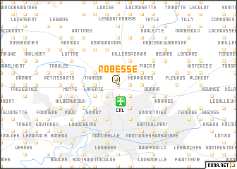 map of Robesse