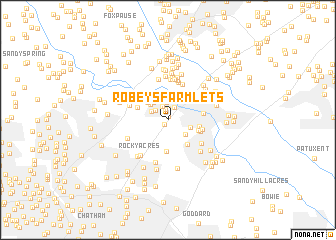 map of Robeys Farmlets