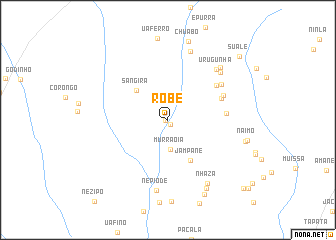 map of Robê