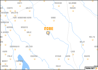 map of Robē