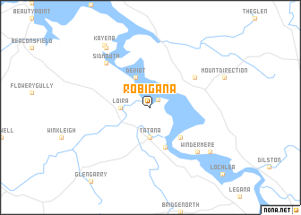 map of Robigana