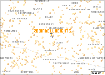 map of Robindell Heights