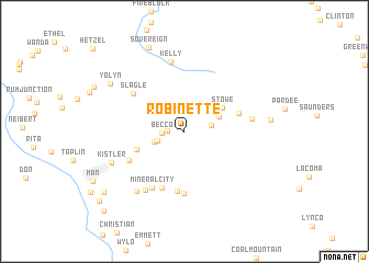 map of Robinette