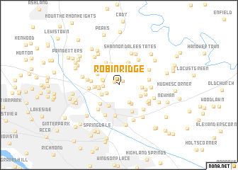 map of Robin Ridge