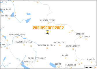 map of Robinson Corner