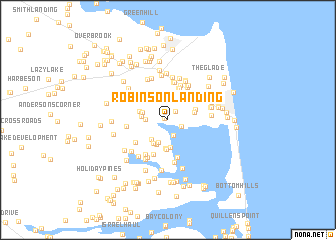 map of Robinson Landing