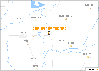 map of Robinsons Corner