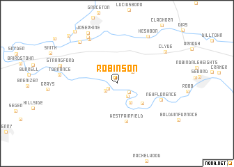 map of Robinson