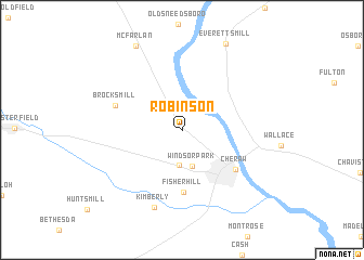 map of Robinson