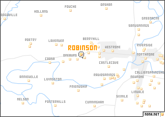 map of Robinson