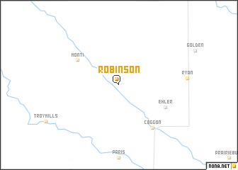 map of Robinson