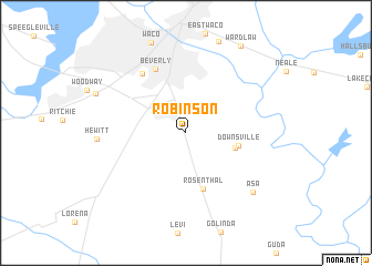 map of Robinson