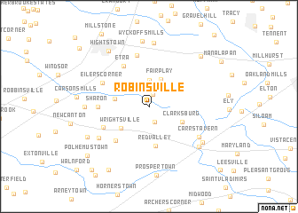 map of Robinsville