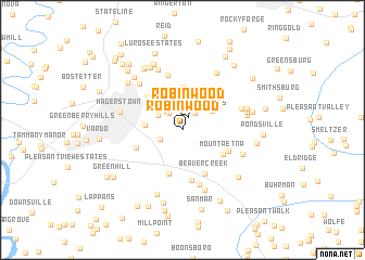 map of Robinwood