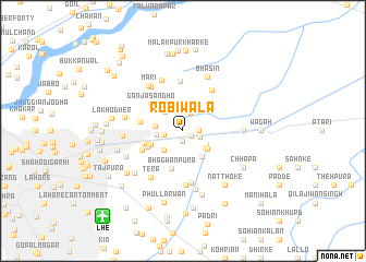 map of Robiwāla