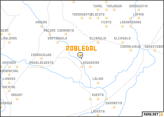 map of Robledal