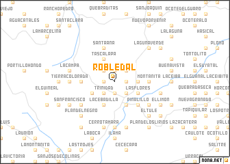 map of Robledal