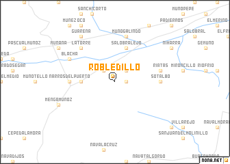 map of Robledillo