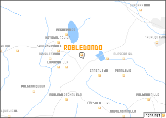 map of Robledondo