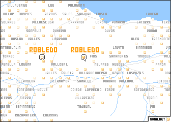 map of Robledo