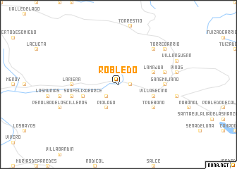 map of Robledo