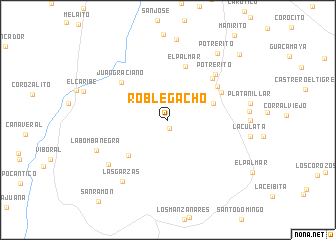 map of Roble Gacho