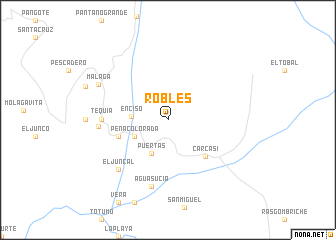 map of Robles