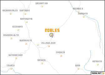 map of Robles