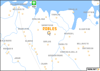 map of Robles