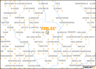 map of Robles