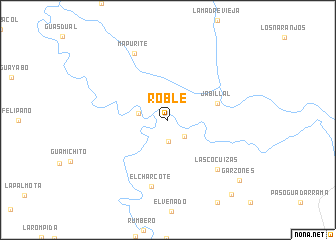 map of Roble