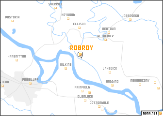 map of Rob Roy