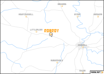 map of Rob Roy