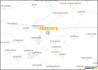 map of Robskoye