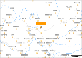 map of Robun