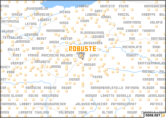 map of Robuste