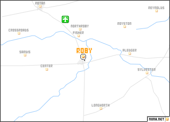 map of Roby