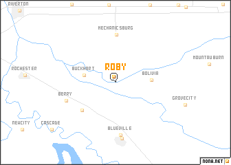 map of Roby