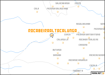 map of Roça Beira Alta Calunga