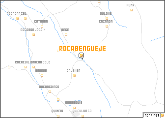 map of Roça Bengueje