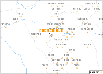 map of Roça Caiala