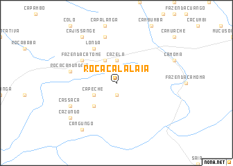 map of Roça Calalaia