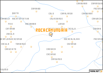 map of Roça Camundaia