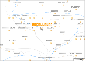 map of Rocallaura